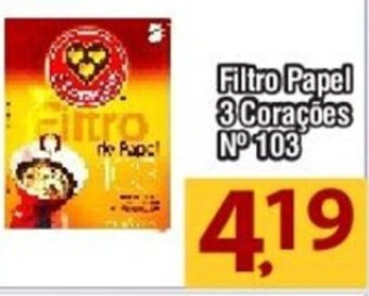 Filtro Papel 3 Corações N 103