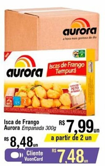 Fort Atacadista Isca de Frango Aurora 300g oferta