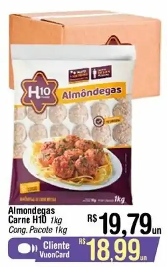 Fort Atacadista Almondegas Carne H10 1kg oferta
