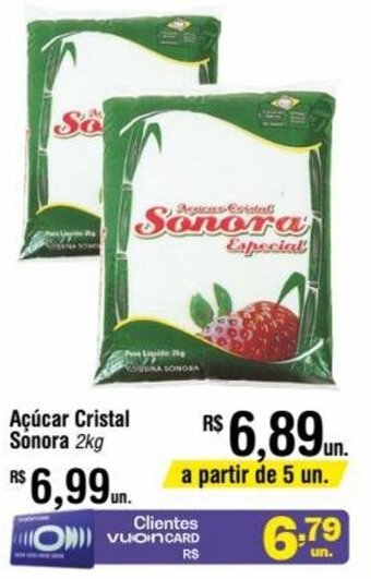Fort Atacadista Açúcar Cristal Sonora 2kg oferta