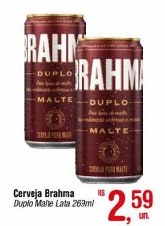 Fort Atacadista Cerveja Brahma 269ml oferta