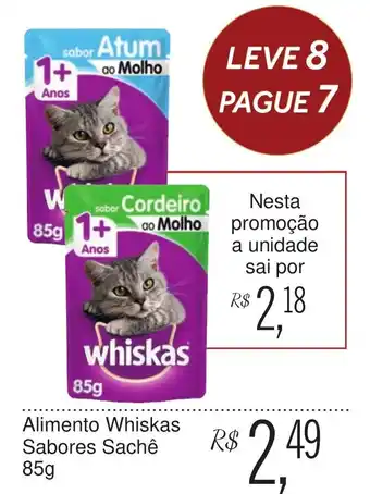 Festval Alimento Whiskas Sabores Sache 85g oferta
