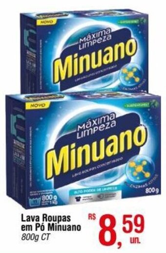 Fort Atacadista Lava roupas em pó Minuano 800g oferta