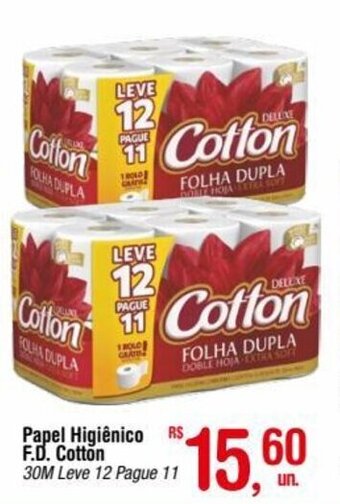 Fort Atacadista Papel Higiênico F.D Cotton 30m oferta