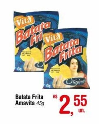 Fort Atacadista Batata Frita Amavita 45g oferta
