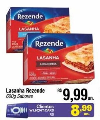 Fort Atacadista Lasanha Rezende 600g oferta