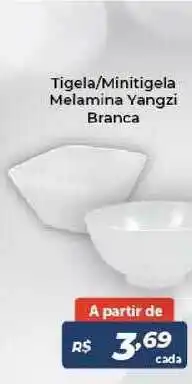 Tigela Mintigela Melamina Yangzi Branca