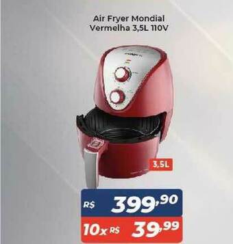 Atakarejo Air Fryer Mondial Vermelha 3.5l 110v oferta