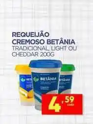 Novo Mix Requeijão Cremoso Betânia Tradicional Light Ou Cheddar 200g oferta