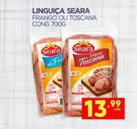 Novo Mix Linguiça Seara Frango Ou Toscana Cong 700g oferta