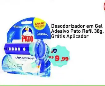 Tonin Superatacado Desodorizador Em Gel Adesivo Pato Refil Grátis Aplicador 38g oferta