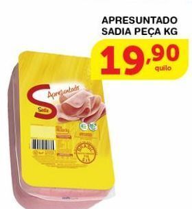 Roldão Apresuntado sadia kg oferta