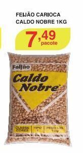 Roldão Feijão carioca caldo nobre 1kg oferta