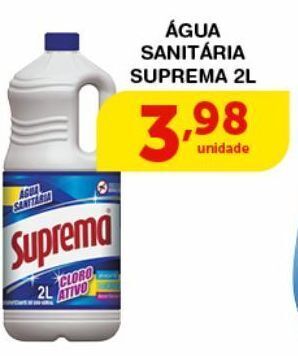 Roldão Água sanitária suprema 2l oferta