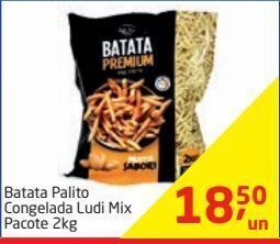 Tenda Atacado Batata palito congelada ludi mix 2kg oferta