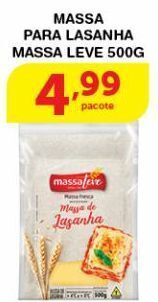 Roldão Massa para lasanha massa leve 500g oferta