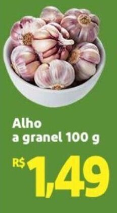 Extra Supermercado Alho a granel 100g oferta