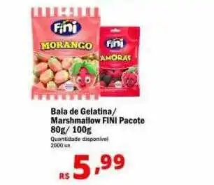 Althoff Supermercados Bala de gelatina marshmallow fini pacote oferta