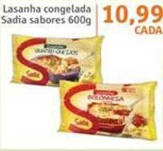 Sonda Lasanha congelada sadia sabores oferta