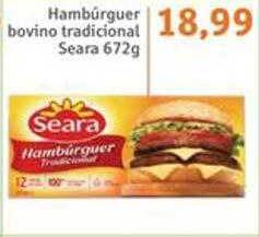 Sonda Hambúrguer bovino tradicional seara oferta