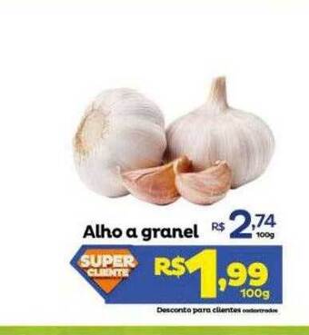 Super Lagoa Alho a granel oferta