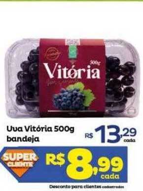 Super Lagoa Uva vitória bandeja oferta