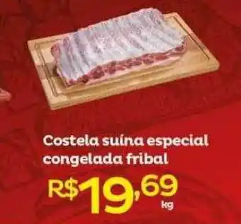 Super Lagoa Costela suína especial congelada fribal oferta
