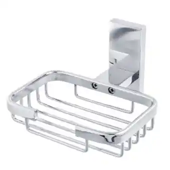 Saboneteira de parede metal cromado santiago importado