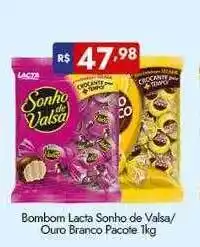 Supermercados Rondon Bombom lacta sonho de valsa ouro branco pacote oferta