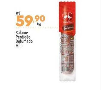 Supper Rissul Salame perdigão defumado míni oferta