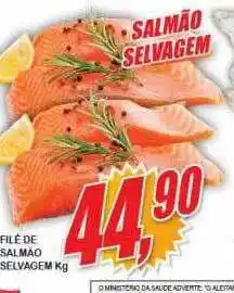 Filé de salmão selvagem