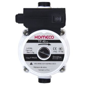 Pressurizador para aquecedor de água a gás 127v (110v) tp40 g4 komeco