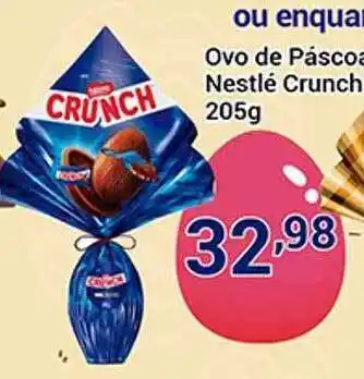 X Supermercados Ovo de páscoa nestlé crunch oferta