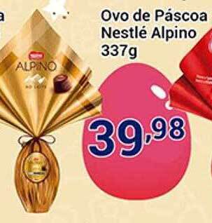 X Supermercados Ovo de páscoa nestlé alpino oferta