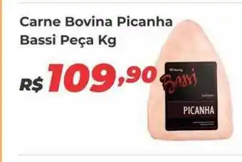 Villarreal Supermercados Carne bovina picanha bassi peçakg oferta
