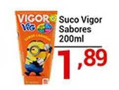 X Supermercados Suco vigor sabores oferta