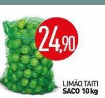 Calvo Atacadista Limão taiti saco oferta