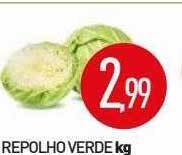 Calvo Atacadista Repolho verde kg oferta