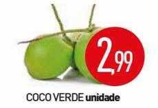 Calvo Atacadista Coco verde unidade oferta