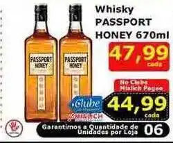 Mialich Supermercados Whisky passport honey oferta