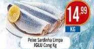 Peixe sardinha limpa iglu cong kg