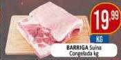 Barriga suína congelada kg