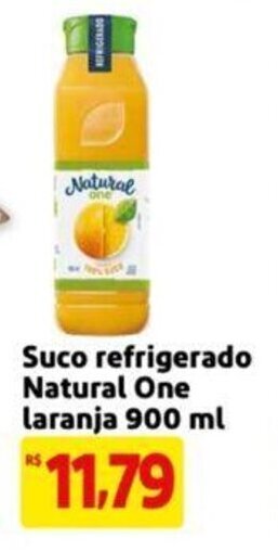 Extra Supermercado Suco refrigerado Natural One Laranja 900ml oferta