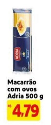 Extra Supermercado Macarrão com ovos Adria 500g oferta