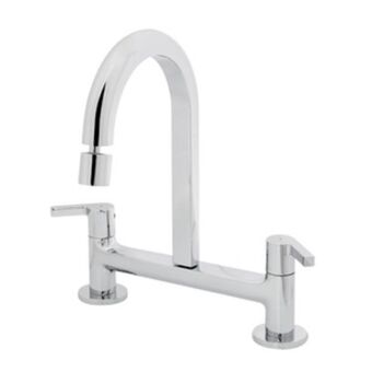Leroy Merlin Torneira misturador para pia de cozinha bica alta cromada sao delinia oferta