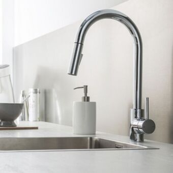 Leroy Merlin Torneira monocomando para pia de cozinha bica alta cromada lily delinia oferta