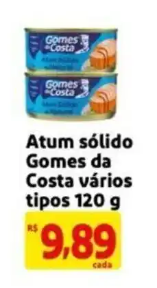 Atum Sólido Gomes da Costa vários tipos 120g