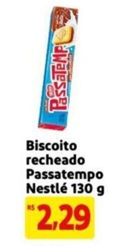 Extra Supermercado Biscoito Recheado Passatempo Nestlé 130g oferta