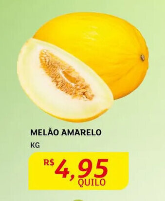 Assaí Atacadista Melão Amarelo 1kg oferta
