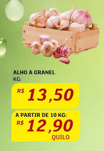 Assaí Atacadista Alho a granel 1kg oferta